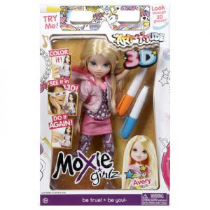 Игрушка кукла Moxie Модница с маркерами (3D), Эйвери
