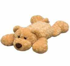 AURORA Игрушка Медведь коричневый лежачий 80 см