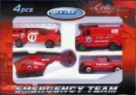 Игровой набор "Служба спасения - пожарная команда"  4 шт.